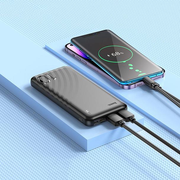 HOCO powerbank 10000 mAh 2A J123 czarny