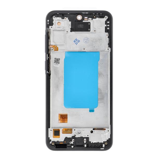 REWA wyświetlacz LCD do SAMSUNG A36 OLED czarny z ramka