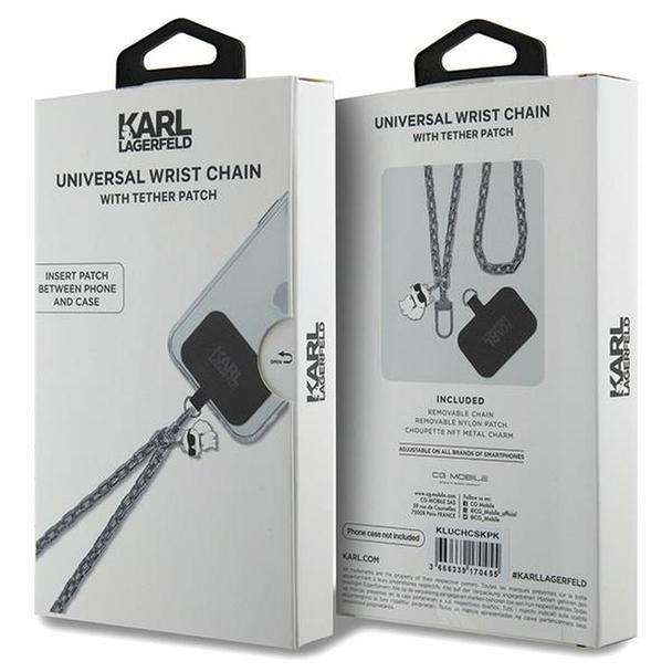 KARL LAGERFELD zawieszka KLUCHCSKPK (Wrist Chain Choupette) srebrny