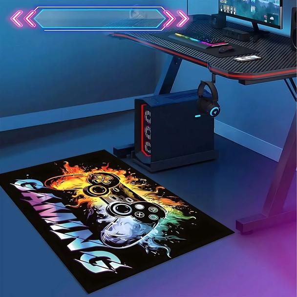 Mata ochronna pod krzesło wzór gamingowy 60 x 90 cm RC-K-1542