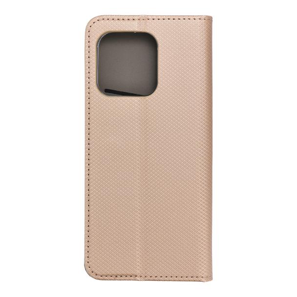 Etui z klapką na Motorola EDGE 60 Smart Case Book złote