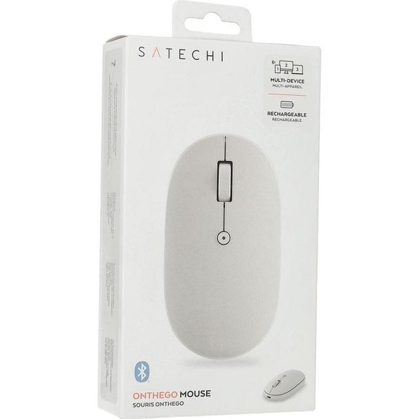 Myszka bezprzewodowa Satechi 2,4G 2400 dpi OntheGo ST-MOTGW piaskowa