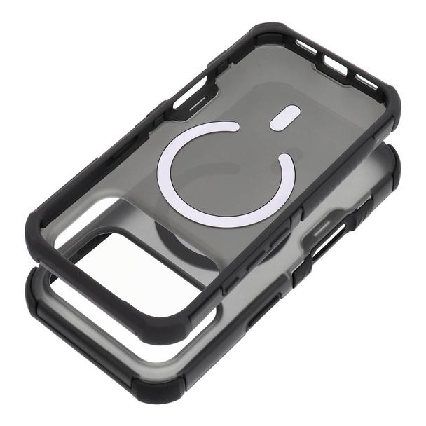 Etui na iPhone 16 PRO Forcell F-Protect BumperX Premium zgodne z MagSafe czarne 0INT