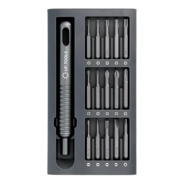 UF-TOOLS - Wkrętak precyzyjny z wymiennymi bitami 31w1