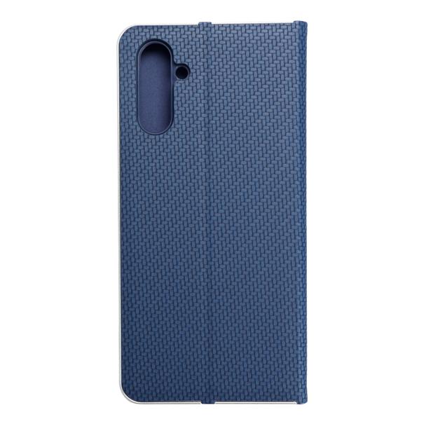 Etui z klapką na Samsung A13 5G / A04S Luna Book Carbon niebieskie