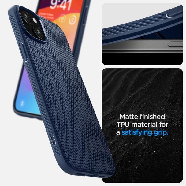 SPIGEN futerał LIQUID AIR do IPHONE 15 navy blue