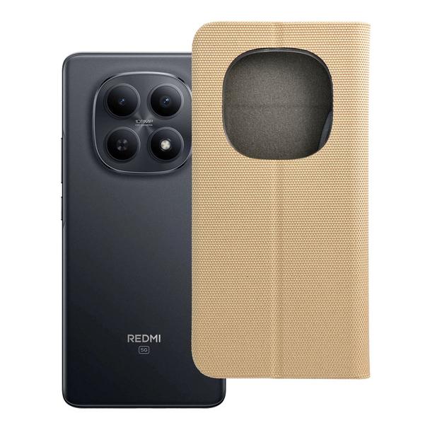 Etui z klapką na Xiaomi Redmi NOTE 15 PRO PLUS 5G Sensitive Book złote