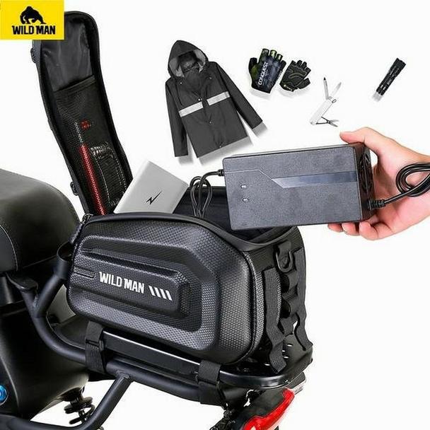 WILDMAN sakwa rowerowa na bagażnik 4L GD5 czarna