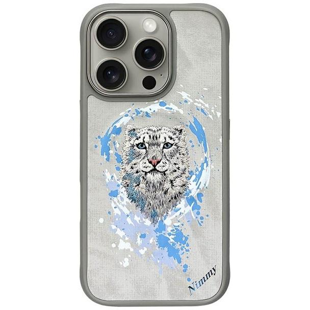 NIMMY futerał PANTERA kompatybilny z MagSafe do IPHONE 16 Pro Max jasno szary