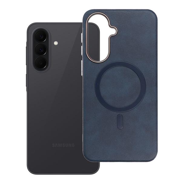 Etui na Samsung A37 Gentleman Mag Cover zgodne z MagSafe granatowe