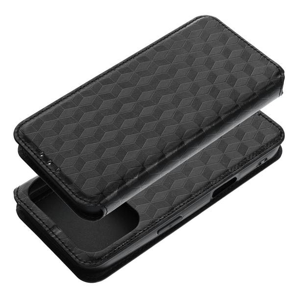 Etui z klapką na iPhone 17 PRO MAX Cubic Book czarne