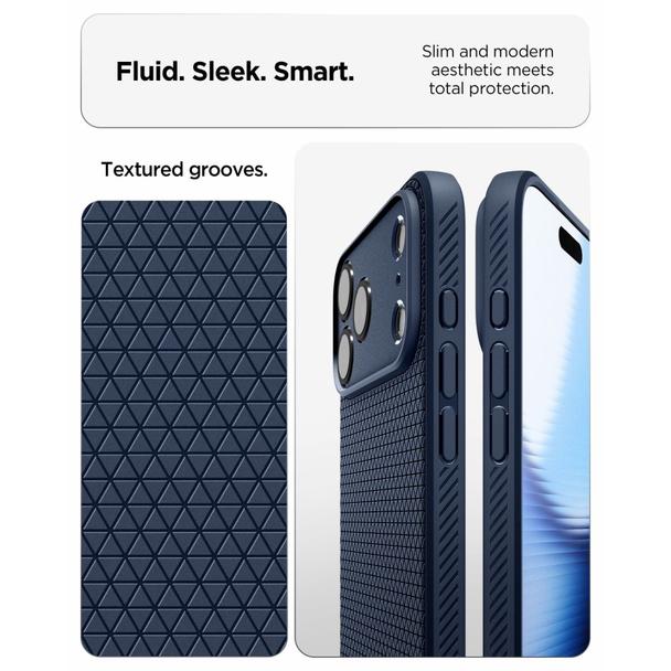 SPIGEN futerał LIQUID AIR do IPHONE 18 Pro / 17 Pro navy blue