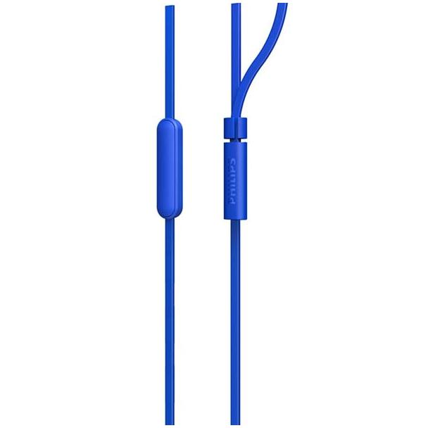 Słuchawki przewodowe douszne Jack 3,5 mm Philips TTAE1105BL niebieskie