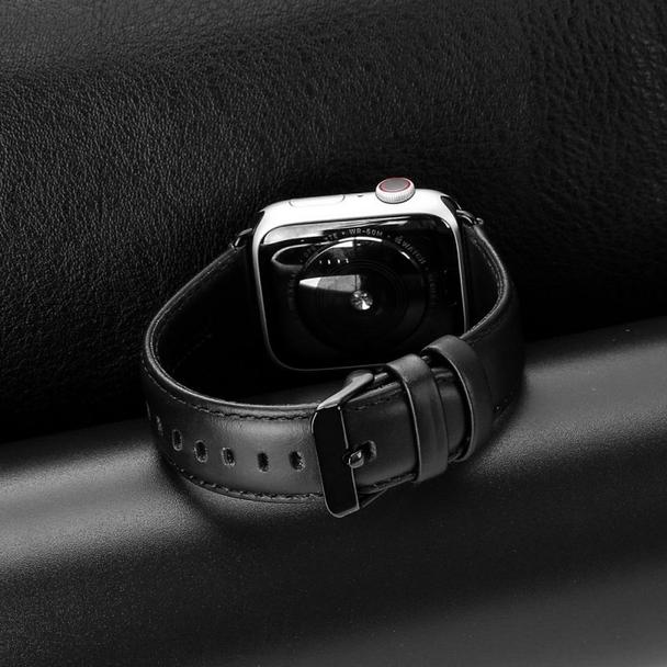 DUX DUCIS pasek YA skórzany do Apple Watch 38 / 40 / 41 mm czarny