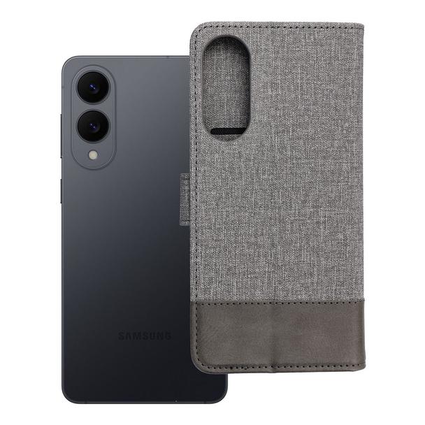 Etui z klapką na Samsung S25 EDGE Gomma Book szare