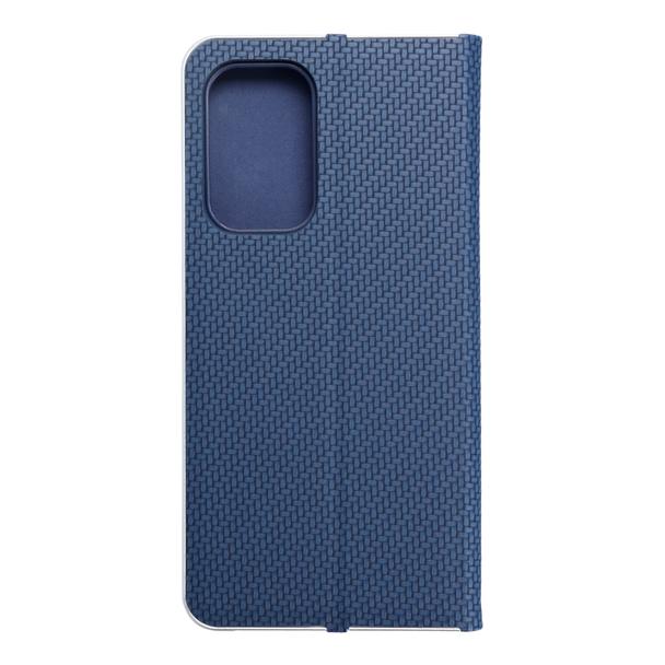Etui z klapką na Samsung A53 5G Luna Book Carbon niebieskie