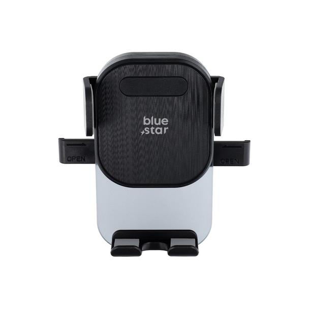 Uchwyt na telefon do samochodu uniwersalny Blue Star Auto Lock X2 do kratki czarny