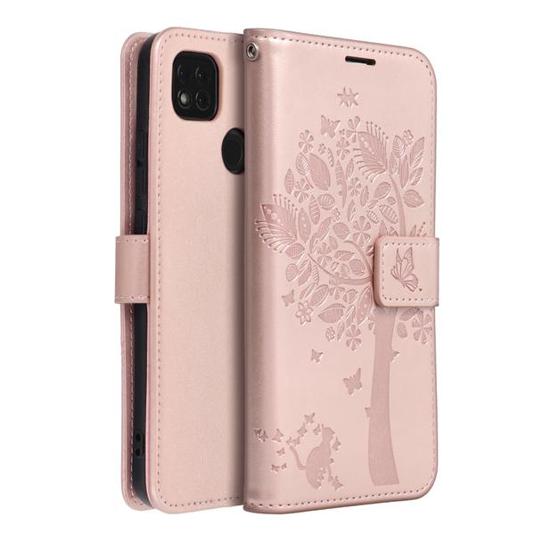 Etui z klapką na Xiaomi Redmi 9C / 9C NFC Mezzo Book mandala złoto-różowe