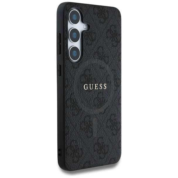 GUESS futerał do SAMSUNG S25 Plus GUHMS25MG4GFRK (Magnetic PU 4G Ring Classic Logo) czarny
