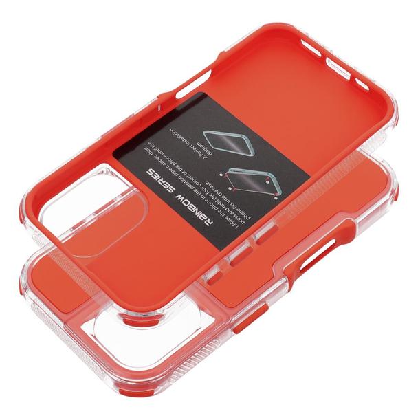 Futerał do iPhone 16 Matrix pomarańczowy