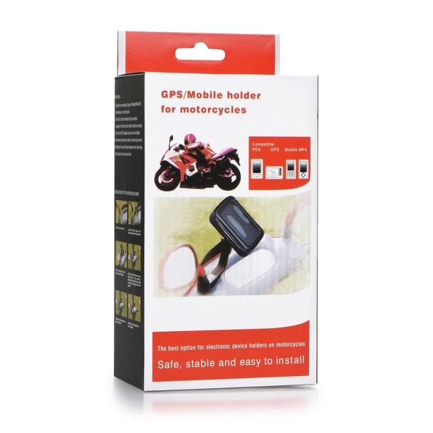 Uchwyt motocyklowy na zamek wodoodporny ( 6,4" - 8" ) CM757 czarny