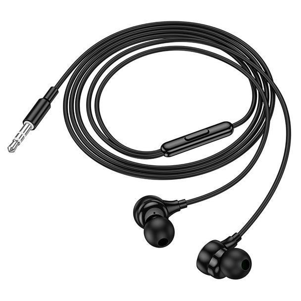Słuchawki przewodowe douszne Jack 3,5 mm Hoco M116 czarne