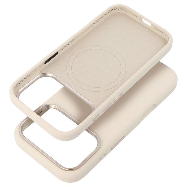 Etui na Samsung S26 ULTRA Forcell F-Protect Frame Premium zgodne z MagSafe antique white 0INT