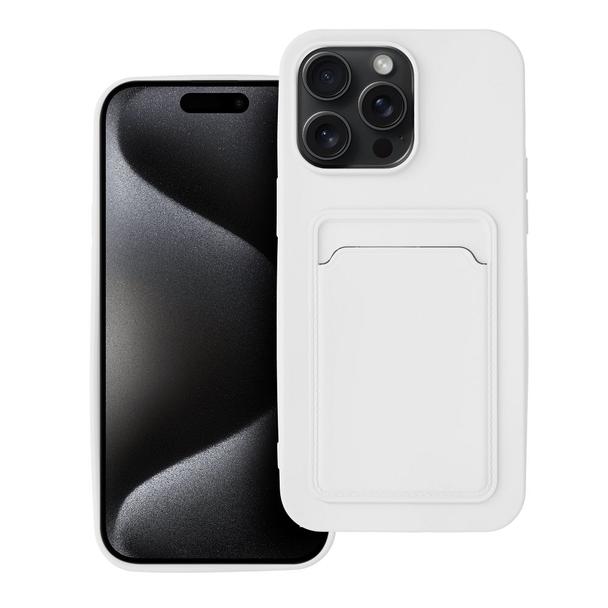 Futerał do iPhone 15 PRO MAX Card Case biały