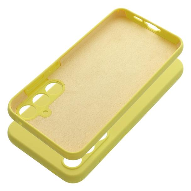Futerał do Samsung A55 5G Silicone 2mm żółty