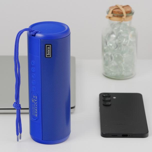 Głośnik bluetooth z latarką 2 x 15W 2h Hoco HC11 niebieski