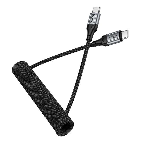 Kabel USB C do C Hoco PD 3A 1,5 m X121 czarny
