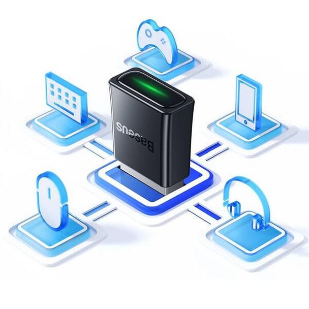 BASEUS adapter bluetooth USB A BA07 czarny