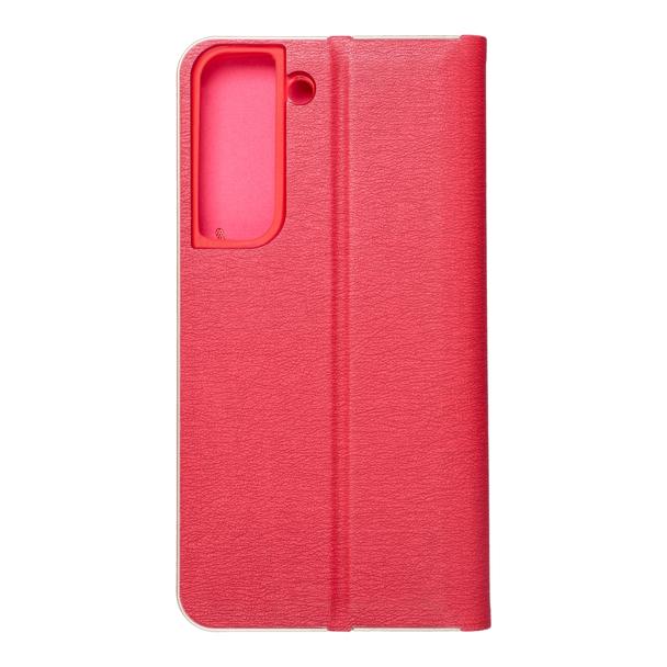 Etui z klapką na Samsung S22 Luna Book Gold czerwone