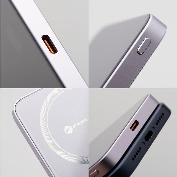 Powerbank zgodny z MagSafe Forcell F-Energy SuperSlim F5K8 QC4.0 PD3.0 15W 5000 mAh fioletowy 0INT