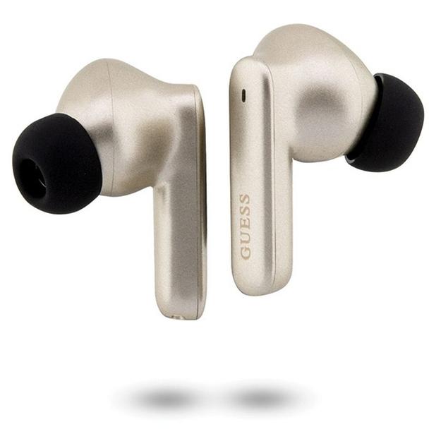 GUESS słuchawki bezprzewodowe bluetooth TWS + stacja dokująca GUTWST50ED (Classic EST) złote