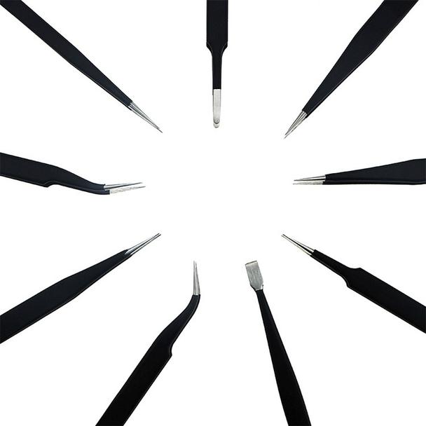 UF-TOOLS - Zestaw pincet ESD-9 (9szt.)