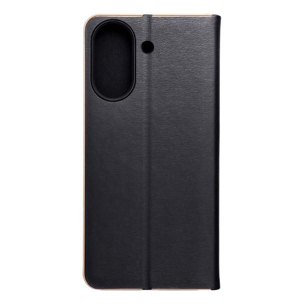 Etui z klapką na Xiaomi Redmi 13C / POCO C65 Luna Book Gold czarne