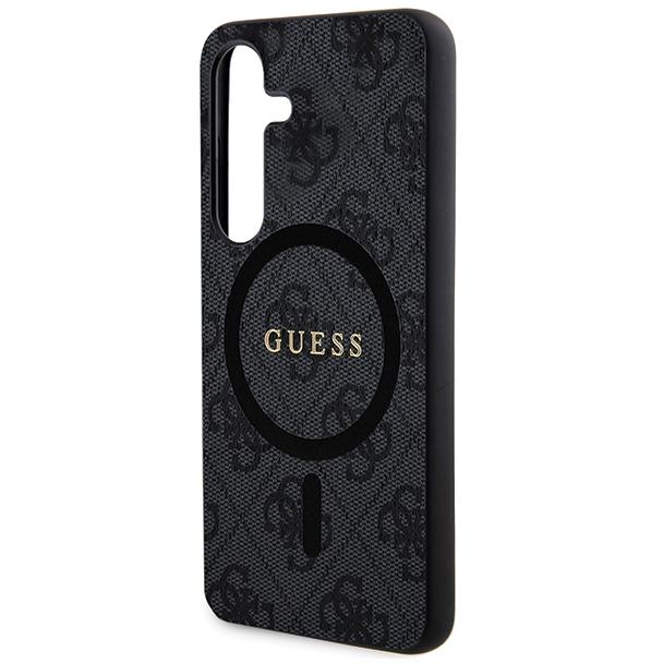 GUESS futerał do SAMSUNG S24 kompatybilny z MagSafe GUHCS24SGF4GGR (4G Ring classic logo) czarny