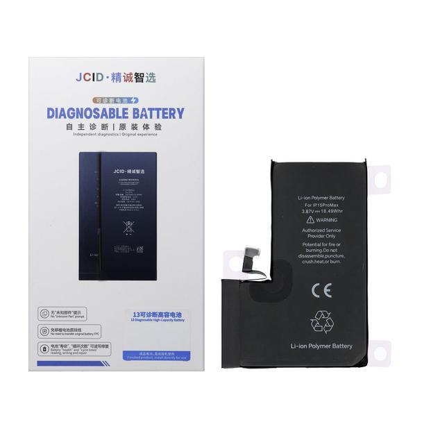 JCID Bateria z możliwością przypisania jako USED do iPhone 15 Pro Max 4780 mAh (zwiększona pojemność)