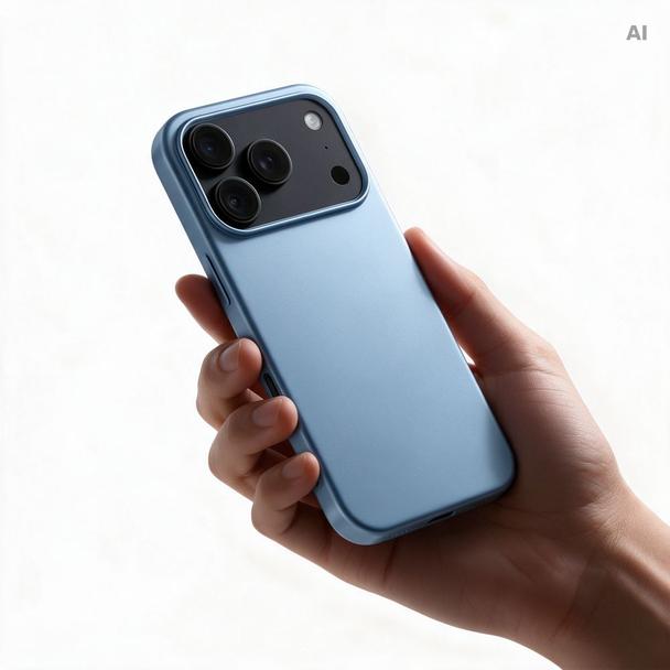 Etui na iPhone 18 Pro / 17 Pro Silicone jasnoniebieskie