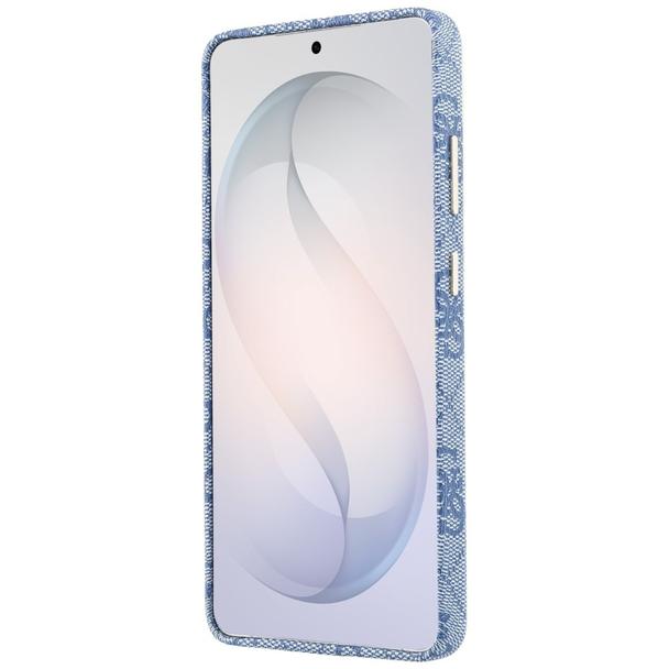 GUESS futerał do SAMSUNG S26 Ultra GUHMS26L5P4FWMSB (4G Script MagSafe) niebieski