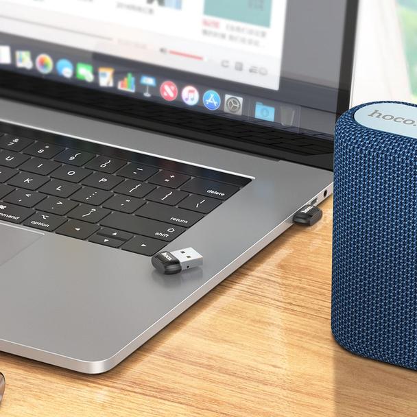Adapter USB A bluetooth Hoco UA18 czarny