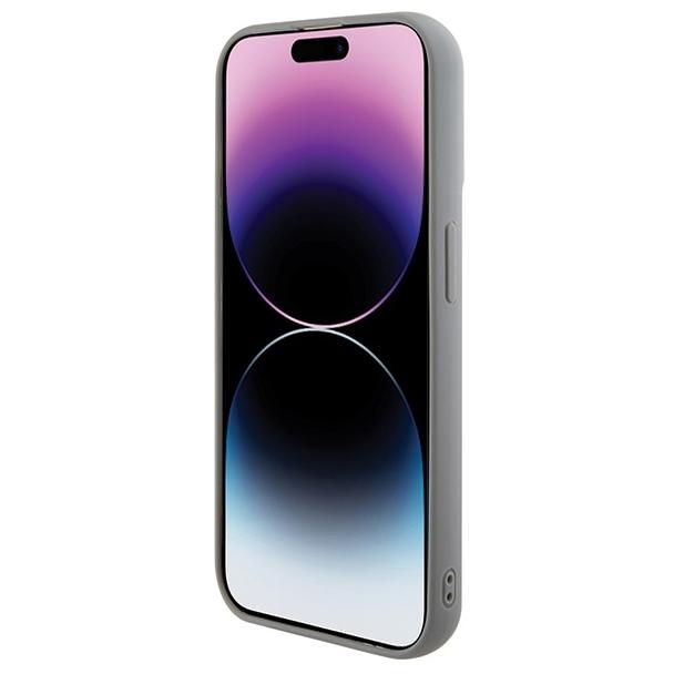 GUESS futerał do IPHONE 15 Pro GUHCP15LPSFDGSS (Sequin Script Metal) srebrny