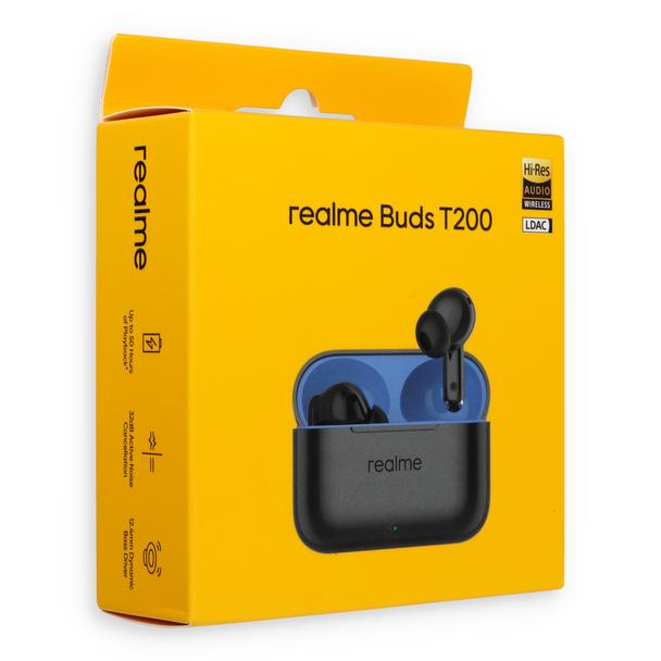 Słuchawki bezprzewodowe douszne Realme Buds T200 szare