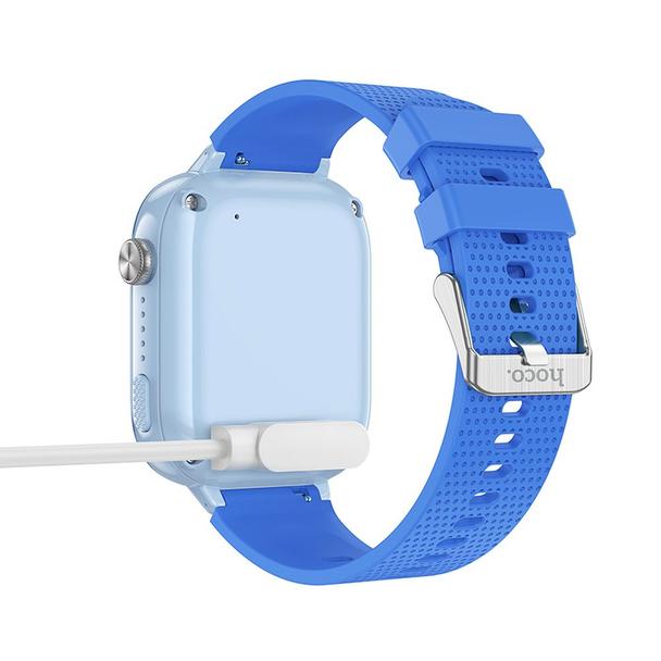 Smartwatch dla dzieci Hoco 1,83" 4G GPS z funkcją rozmowy Y101 niebieski