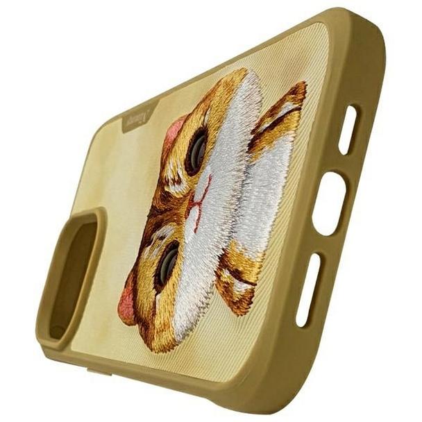 NIMMY futerał BIG EYED PET 2.0 Cat do IPHONE 15 Pro Max khaki