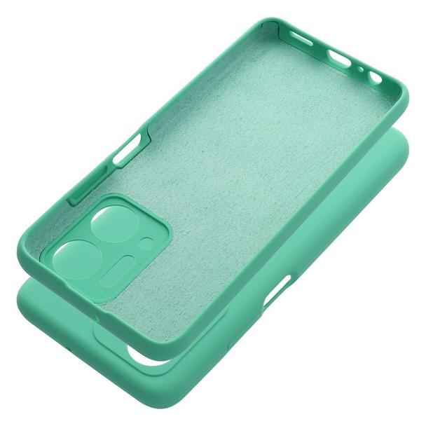 Futerał do Honor X7A Silicone 2mm miętowy