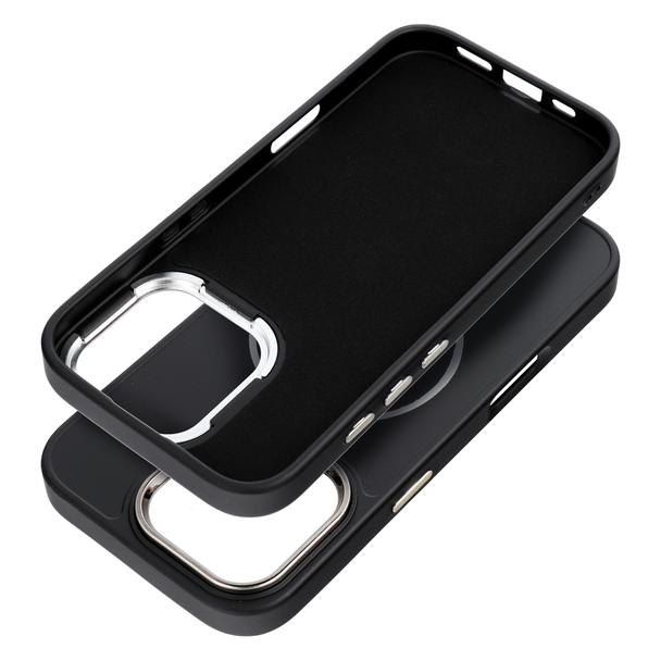 Futerał do iPhone 15 PRO MAX Frame Mag Cover zgodny z MagSafe czarny