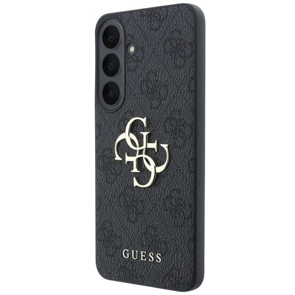 GUESS futerał do SAMSUNG S26 FE (Leather 4G Metal Logo) czarny