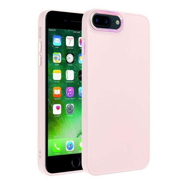 Futerał do iPhone 7 PLUS / 8 PLUS Frame pudrowy róż
